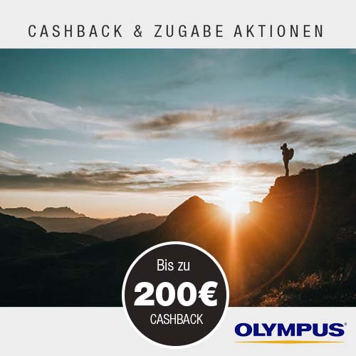 Olympus Cashback Aktionen