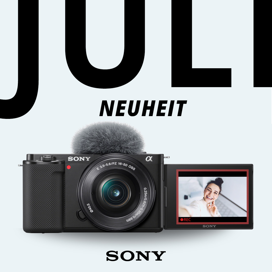 Die neue Sony ZV-E10 - perfekt für alle Vlogger und Content Creator.