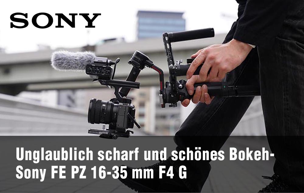 Sony FE PZ 16–35 mm F4 G