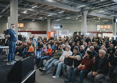 Vortrag auf der Hauptbühne der Imaging World Fotomesse in Nürnberg mit großem Publikum